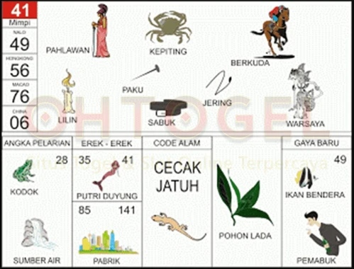 buku mimpi erek erek togel 41